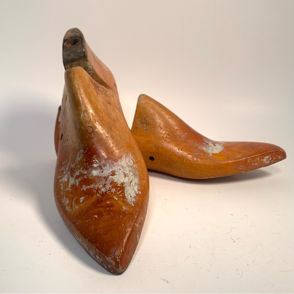 Vintage Wooden Shoe Forms Factory Reclaimed Industrial Eclectic Home Decor